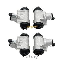 Front Rear Brake Wheel Cylinders & Shoes Pins for Kawasaki KAF400 Mule 600 610