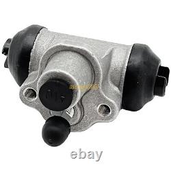 Front Rear Brake Wheel Cylinders & Shoes Pins for Kawasaki KAF400 Mule 600 610