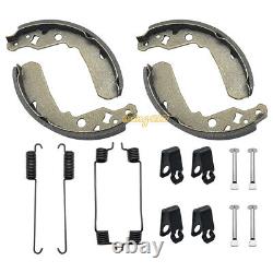 Front Rear Brake Wheel Cylinders & Shoes Pins for Kawasaki KAF400 Mule 600 610