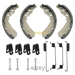Front Rear Brake Wheel Cylinders & Shoes Pins for Kawasaki KAF400 Mule 600 610