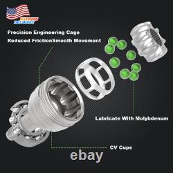 Front Rear CV Axle Drive Shaft & Wheel Bearing for Yamaha Grizzly 550 700 YFM550