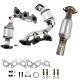 Front & Rear Catalytic Converters for Toyota Highlander 04-07 All Wheel Drive