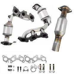Front & Rear Catalytic Converters for Toyota Highlander 04-07 All Wheel Drive