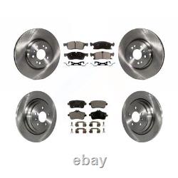 Front & Rear Ceramic Brake Pads & Rotors For Mercedes-Benz witho Sport Package