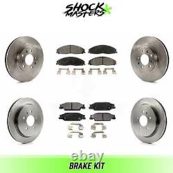 Front & Rear Ceramic Brake Pads & Rotors Kit for 2003-2007 Cadillac CTS