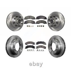 Front & Rear Ceramic Brake Pads & Rotors Kit for 2008-2014 Ford E-250