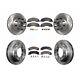 Front & Rear Ceramic Brake Pads & Rotors Kit for 2008-2014 Ford E-250
