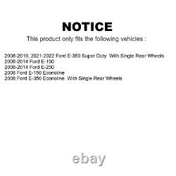 Front & Rear Ceramic Brake Pads & Rotors Kit for 2008-2014 Ford E-250