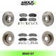 Front & Rear Ceramic Brake Pads & Rotors Kit for 2013-2016 Dodge Dart