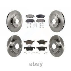 Front & Rear Ceramic Brake Pads & Rotors Kit for 2016-2020 Honda Civic