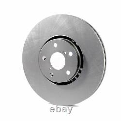 Front Rear Coated Disc Brake Rotors & Hub Kit For Lexus IS200t GS350 IS300 IS350