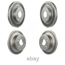 Front Rear Coated Disc Brake Rotors Kit For Nissan Sentra