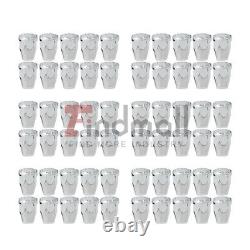Front & Rear Complete Chrome Hub Cover Semi Truck Wheel Kit Axle Cover 33mm Lug