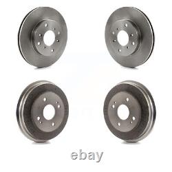 Front Rear Disc Brake Rotors Drums Kit For 1998-2002 Honda Accord 2.3L