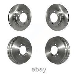 Front Rear Disc Brake Rotors Drums Kit For Toyota Tacoma 4Runner