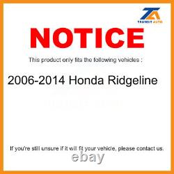 Front Rear Disc Brake Rotors Kit For 2006-2014 Honda Ridgeline