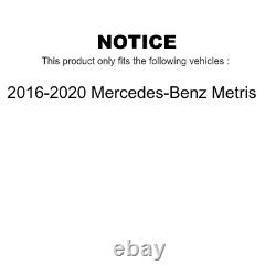 Front Rear Disc Brake Rotors Kit For 2016-2020 Mercedes-Benz Metris