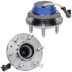 Front Rear Disc Rotor Brake Pad + Wheel Bearing Hub for 04-07 Cadillac CTS V
