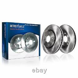 Front Rear Disc Rotor Brake Pad Wheel Hub with20pc Wheel Lugnuts for Ford Explorer