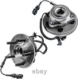 Front Rear Disc Rotor Brake Pad Wheel Hub with20pc Wheel Lugnuts for Ford Explorer