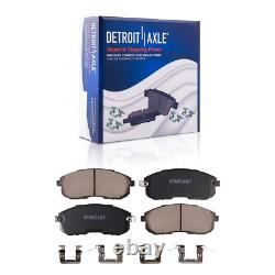 Front&Rear Disc Rotors Brake Pads Wheel Hub Bearings for 2013-2016 Nissan Sentra