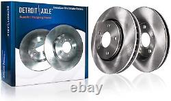 Front Rear Disc Rotors Brake Pads with20pc Wheel Lug Nuts for Grand Caravan Routan