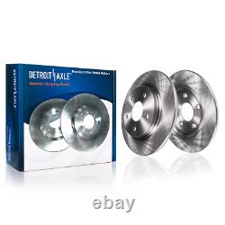 Front Rear Disc Rotors Wheel Hub 20pc Lugnuts for 2002-2005 Explorer Mountaineer