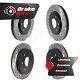 Front Rear Drill Slot Disc Brake Rotor Kit For 2007-2015 Nissan TITAN From 04/07