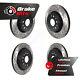 Front Rear Drill Slot Disc Brake Rotor Kit For 2019-2022 Ram 1500 5.7L 3.6L 3.0L