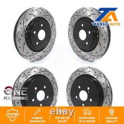 Front Rear Drill Slot Disc Brake Rotor Kit For Lexus RX350 RX450h RX350L RX450hL