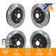 Front Rear Drill Slot Disc Brake Rotor Kit For Lexus RX350 RX450h RX350L RX450hL