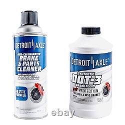 Front & Rear Drilled Brake Rotor Ceramic Pad Wheel Hub Bearing for Ford Explorer