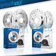 Front Rear Drilled Disc Brake Rotors Kit for 2019 Hyundai Sonata with 17 Wheels