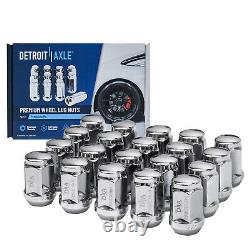 Front Rear Drilled Rotor Brake Pad 20pc Wheel Lug Nut for Outback Legacy Impreza