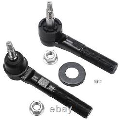 Front Rear Drilled Rotor Brake Pad Wheel Hub Tierod Kit for Dodge Ram 2500 3500