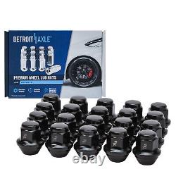 Front & Rear Drilled Rotor Brake Pad with20pc Wheel Lug Nut for Fusion Lincoln MKZ