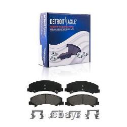 Front Rear Drilled Rotors Brake Pads 20pc Lugnuts for 2006-10 Impala Monte Carlo
