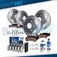 Front Rear Drilled Rotors Brake Pads 24pc Lugnuts+keys for Envoy Trailblazer EXT