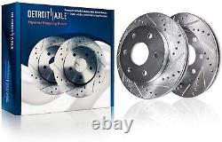 Front Rear Drilled Rotors Brake Pads 24pc Lugnuts+keys for Envoy Trailblazer EXT