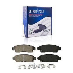 Front Rear Drilled Rotors Brake Pads 24pc Lugnuts+keys for Envoy Trailblazer EXT