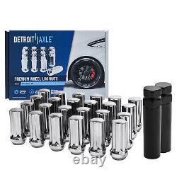 Front Rear Drilled Rotors Brake Pads 24pc Lugnuts+keys for Envoy Trailblazer EXT