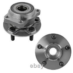 Front & Rear Drilled Rotors Brake Pads Wheel Hubs for Subaru Forester Crosstrek