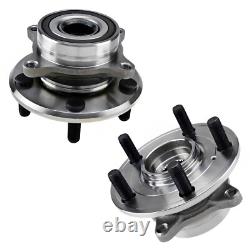 Front & Rear Drilled Rotors Pads Wheel Hub Bearings for 2015-2017 Honda Odyssey