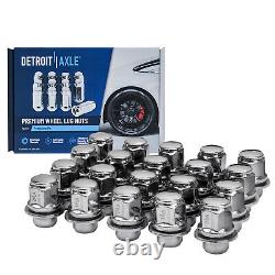 Front Rear Drilled Rotors Wheel Hubs with20pc Lug Nuts for 2007-2018 Nissan Altima