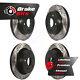 Front Rear Drilled Slot Brake Rotor Kit For 2011-2018 Ram 1500 With 5 Lug Wheels
