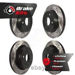 Front Rear Drilled Slot Brake Rotor Kit For 2011-2018 Ram 1500 With 5 Lug Wheels