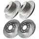 Front Rear Drilled Slotted Brake Rotors 07-13 Silverado Avalanche Suburban 1500