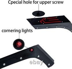 Front Rear Fenders Flare Wheel Mud Guard Kit 4PCS Fits 07-17 Jeep WranglerJK/JKU