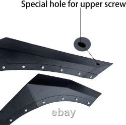 Front Rear Fenders Flare Wheel Mud Guard Kit 4PCS Fits 07-17 Jeep WranglerJK/JKU