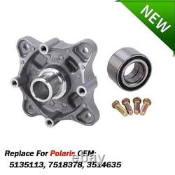 Front Rear Left Right Wheel Hubs WithStuds & Bearing for Polaris RZR 800 EFI 08-14